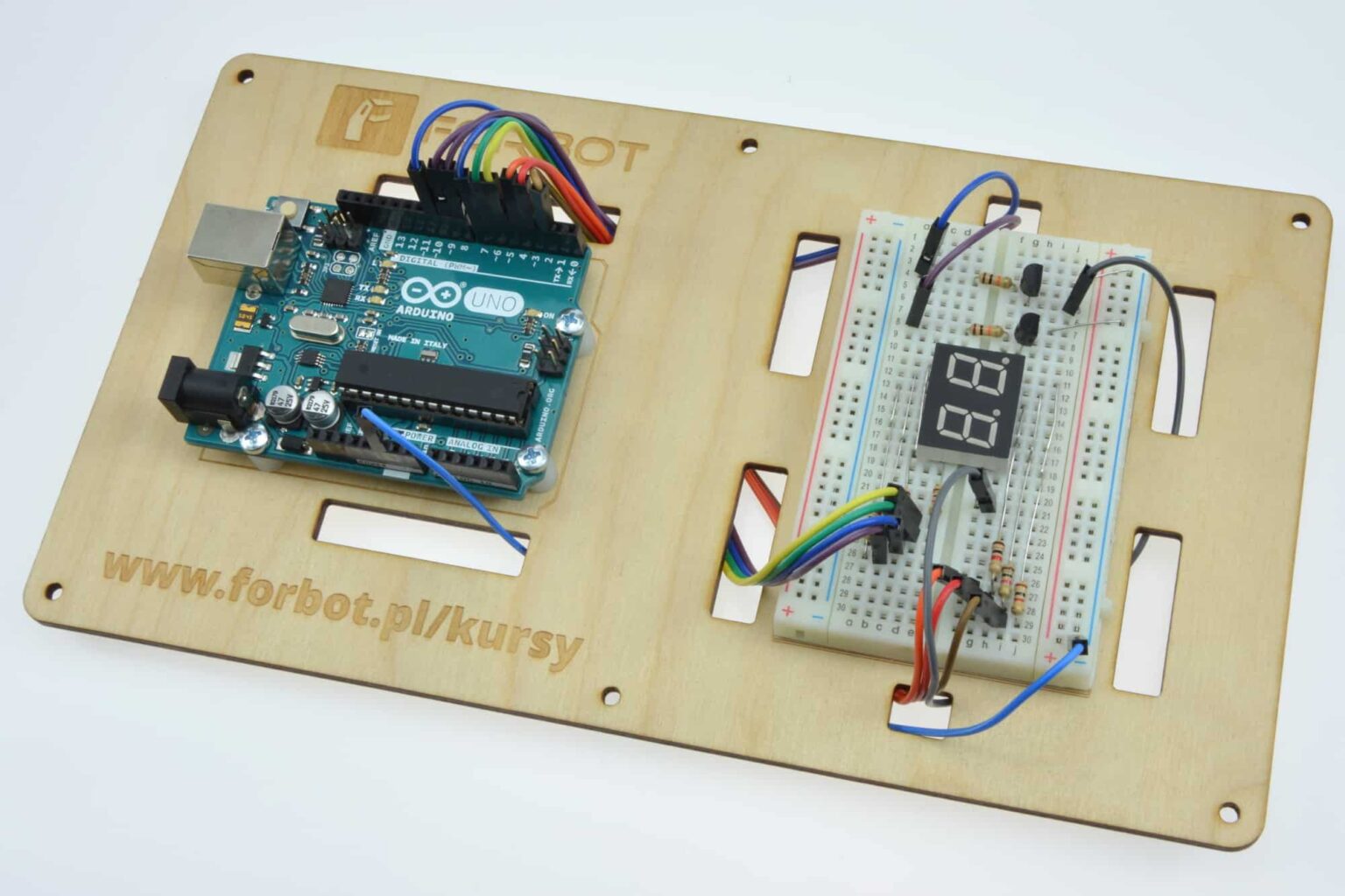 Arduino Kurs Stufe II - #6 - 7-Segment-Anzeigen - FORBOT