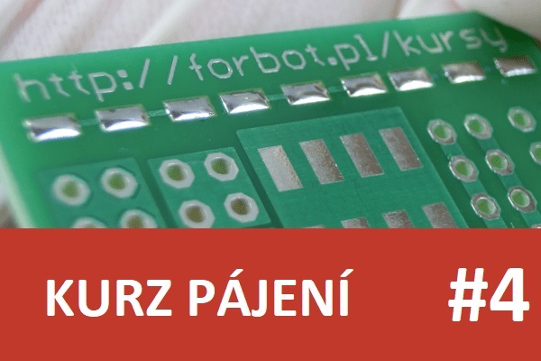 Kurz pájení – #4 – Pájení konektorů, extraktor cínu